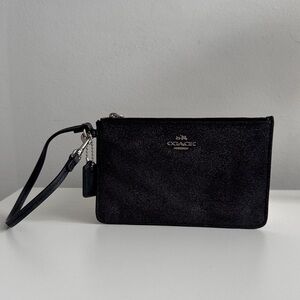 Coach Black Wristlet Clutch